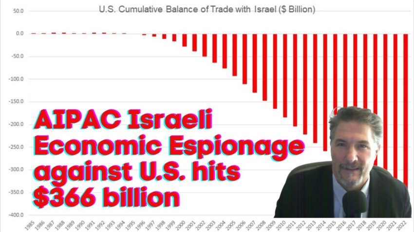 AIPAC Israeli economic espionage hits $366 billion