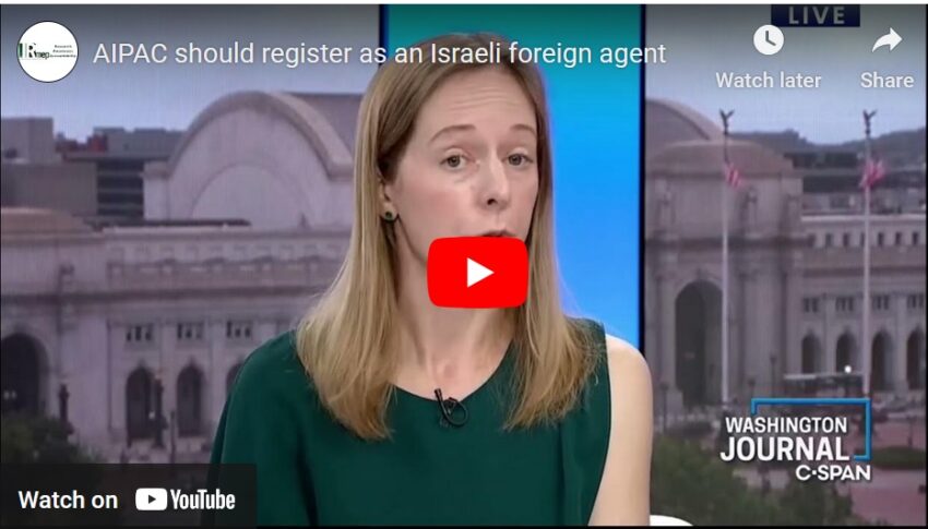 AIPAC should register as an Israeli foreign agent